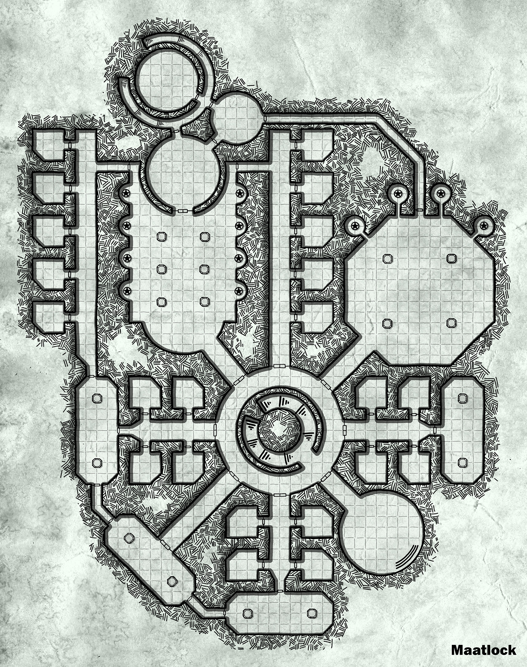 Wizard Complex — Gridded